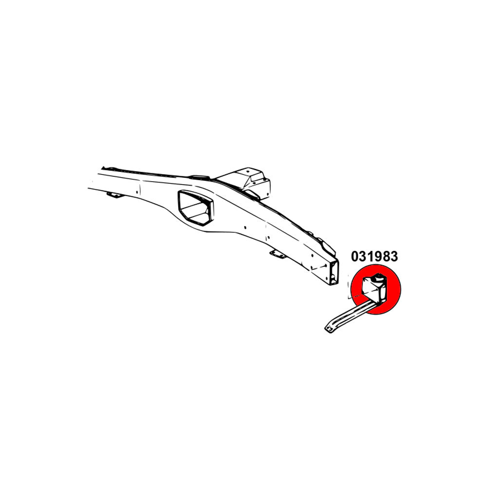 STRONGFLEX Buchsen Set passend für BMW E3 E9 Hinterachse (PU)