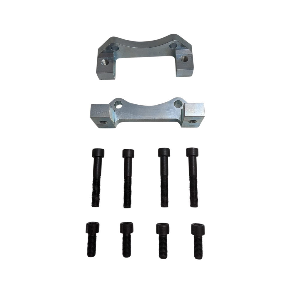 EPYTEC Bremssattel Adapter passend für VW Golf 3 Corrado Passat 16V VR6 / Seat Toledo für 4-Kolben Porsche Sattel mit 312x25mm Bremsscheibe Vorderachse