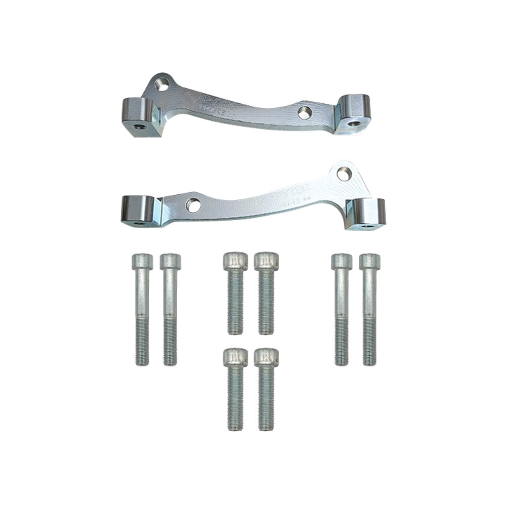 EPYTEC Bremssattel Adapter passend für VW Golf 7 8 Passat / Audi A3 8V / Cupra Leon / Skoda Octavia für 8-Kolben Sattel mit 370x34mm Bremsscheibe Vorderachse