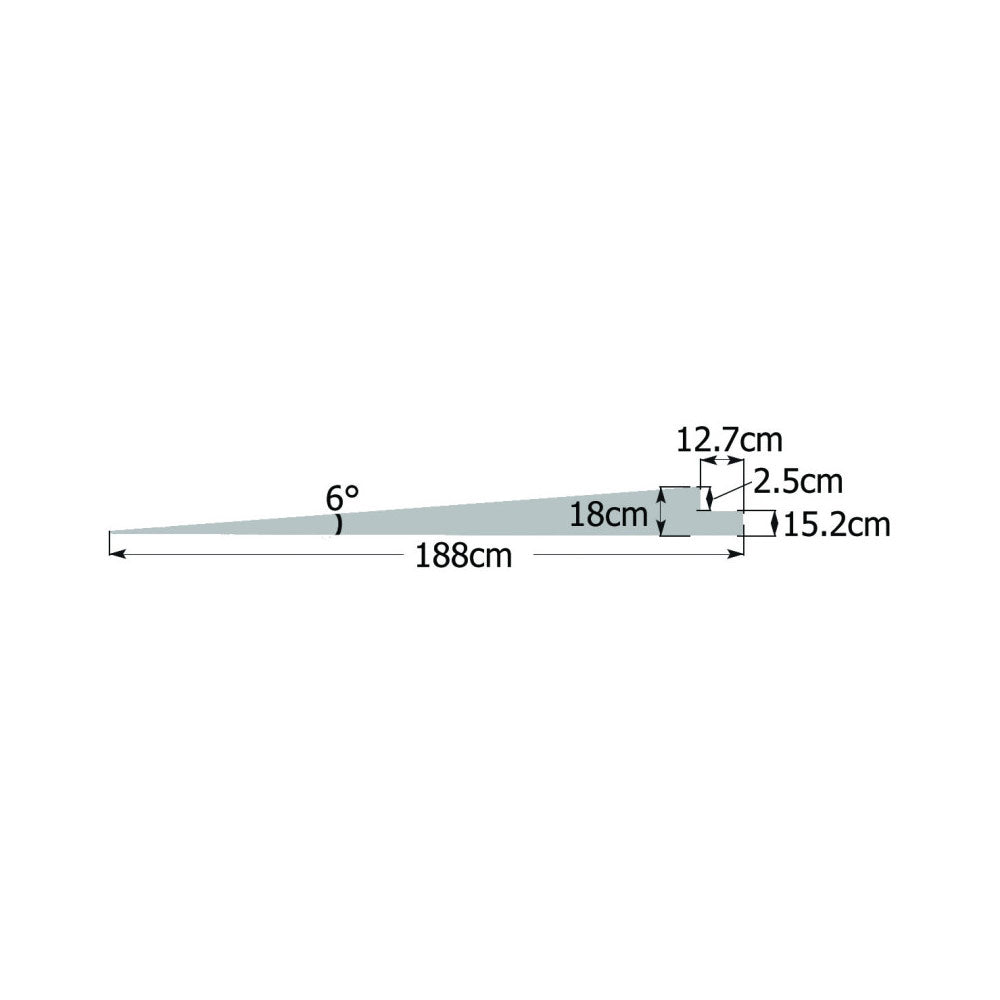 B-G RACING Auffahrrampen Super Low Rise schwarz (verschiedene Grössen)