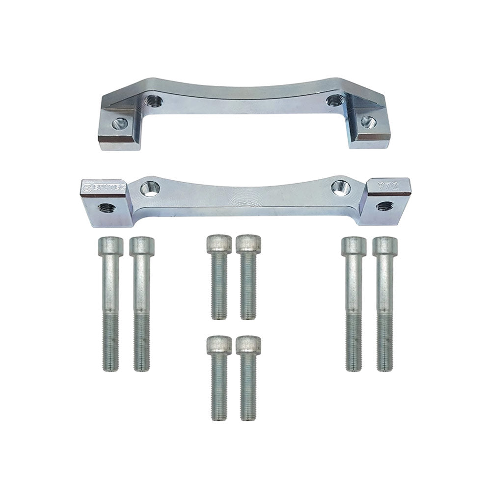 EPYTEC Bremssattel Adapter passend für VW Golf 7 8 / Audi A3 / Seat Leon / Skoda Octavia Superb für 8-Kolben Audi R8 Sattel mit 355x32mm Bremsscheibe Vorderachse