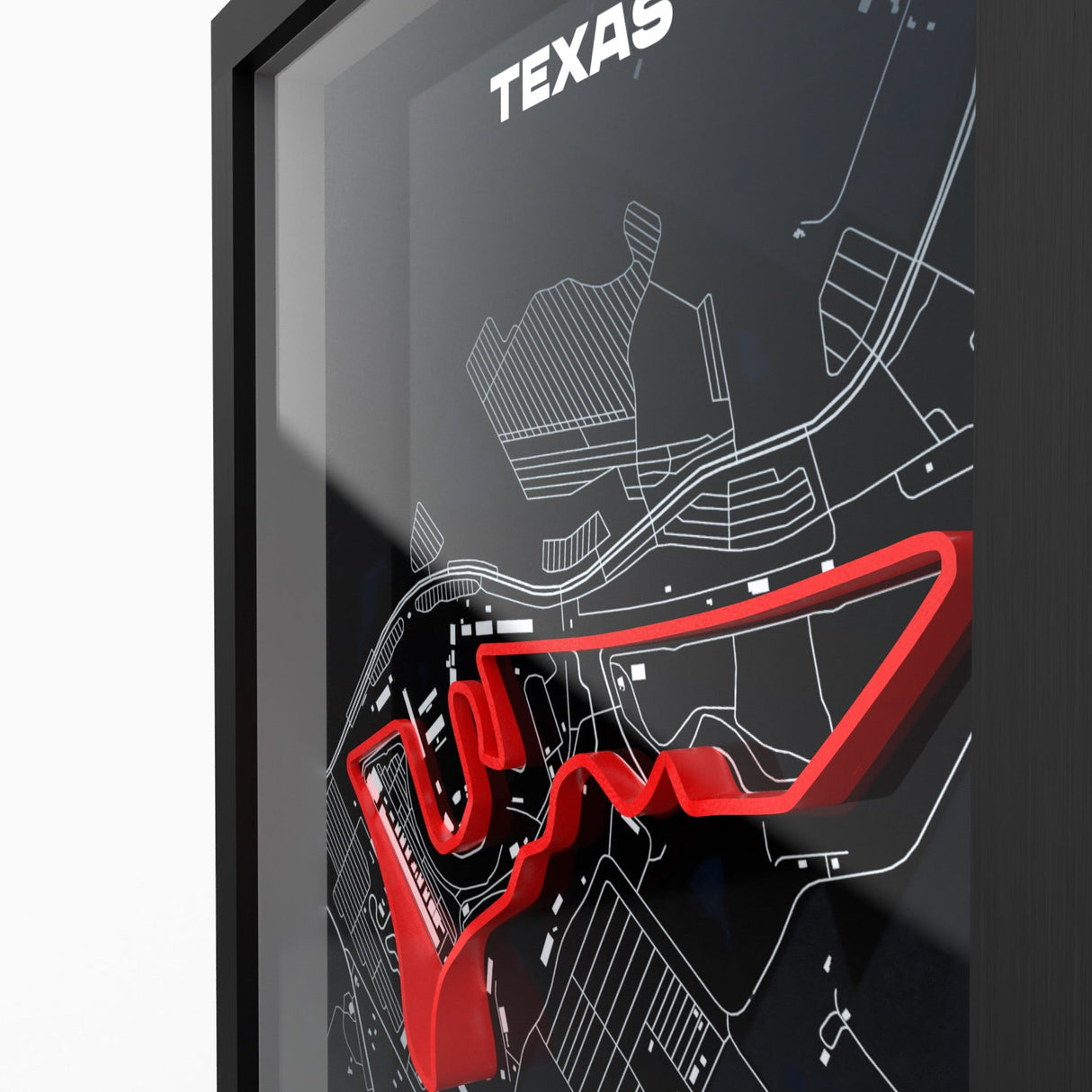 AP10 Austin 3D Poster (gerahmt)