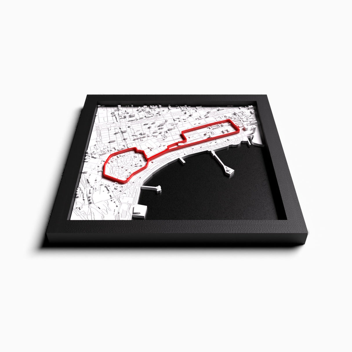 AP10 Baku GP 3D Tile (gerahmt)