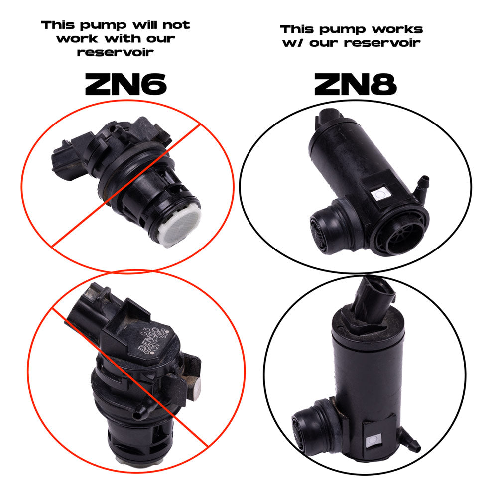 CHASE BAYS kompakter Wischwasser Behälter passend für Toyota GT86 GR86 / Subaru BRZ