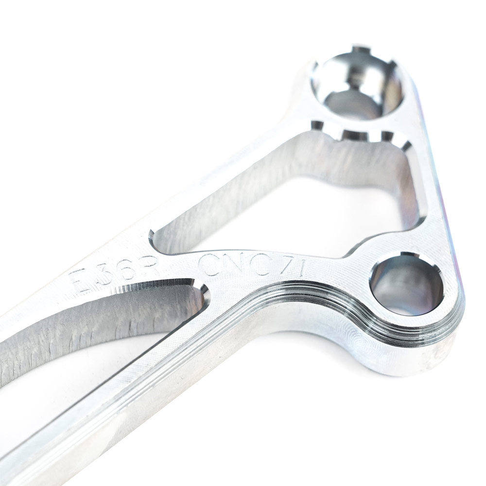 CNC71 Lenkwinkeladapter passend für BMW E36 E46 für OEM Querlenker Set (Stahl)