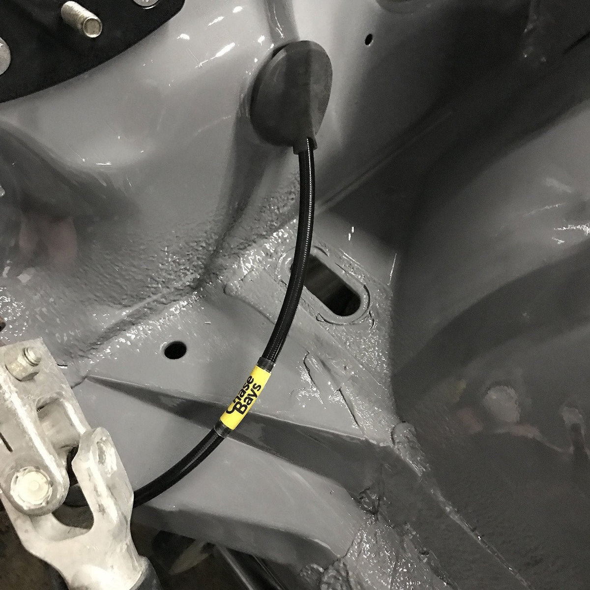 CHASE BAYS verlängerte Kupplungsleitung passend für BMW E36 mit BMW Getriebe für Motor Swap