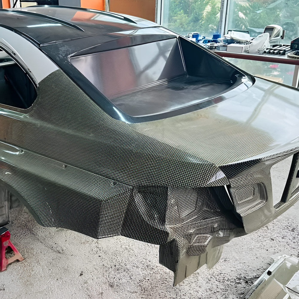 DIVERIKS PERFORMANCE Heckscheiben Rahmen Belüftung passend für BMW E92