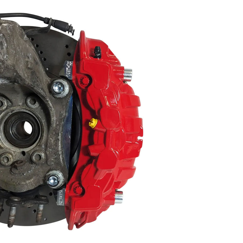 EPYTEC Bremsanlagen Kit passend für VW Golf 7 8 Passat Tiguan / Audi A3 / Skoda Octavia / Seat Leon auf 6-Kolben Porsche Sattel mit 360x36mm Bremsscheibe Vorderachse