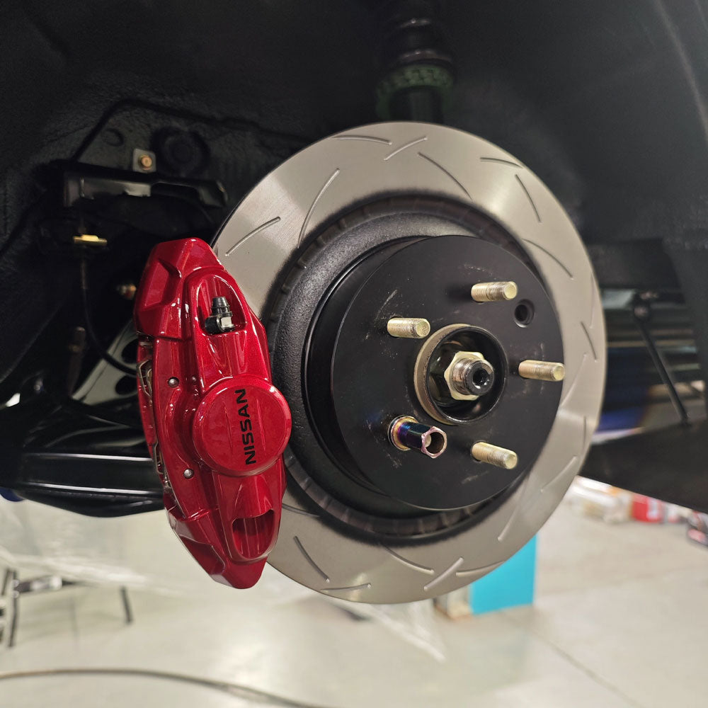 EPYTEC Bremssattel Adapter passend für Nissan 300ZX Z32 für Nissan 370Z Bremsanlage Hinterachse