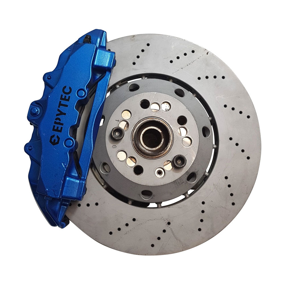 EPYTEC Bremssattel Adapter passend für VW Golf 7 Passat Touran Arteon / Audi A3 Q2 / Skoda / Seat für 8-Kolben RS4 Sattel mit 360x32mm Bremsscheibe Vorderachse