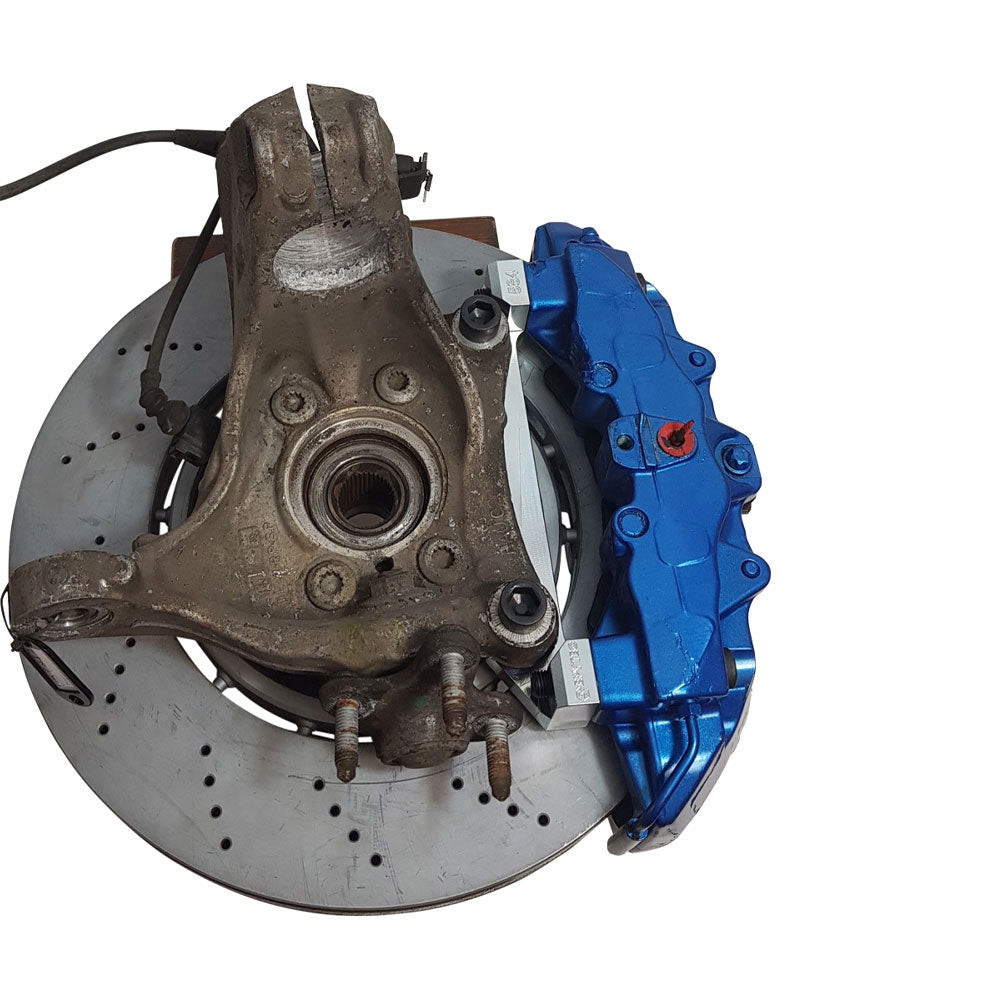 EPYTEC Bremssattel Adapter passend für VW Golf 7 Passat Touran Arteon / Audi A3 Q2 / Skoda / Seat für 8-Kolben RS4 Sattel mit 360x32mm Bremsscheibe Vorderachse