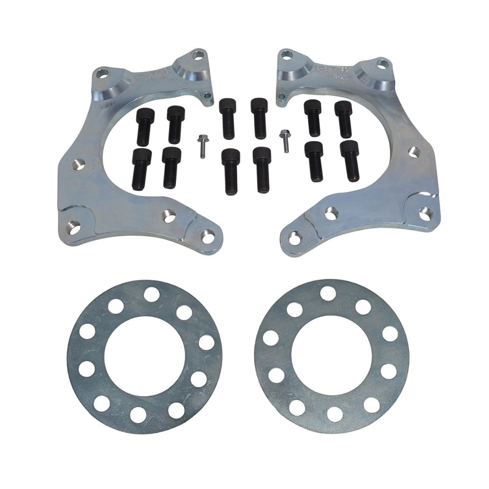 EPYTEC Bremssattel Adapter passend für VW T5 T6 für 4-Kolben Porsche Sattel mit 356x22mm Bremsscheibe Hinterachse