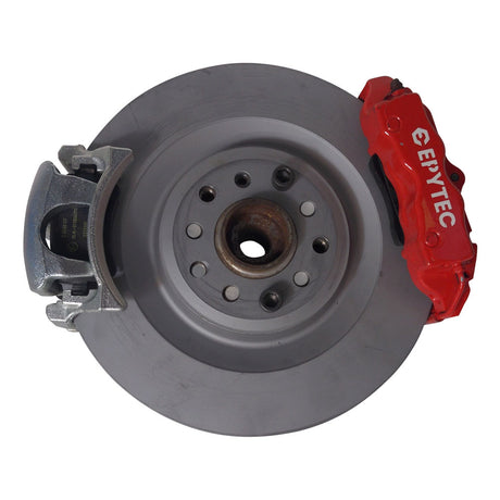 EPYTEC Bremssattel Adapter passend für VW T5 T6 für 4-Kolben Porsche Sattel mit 356x22mm Bremsscheibe Hinterachse