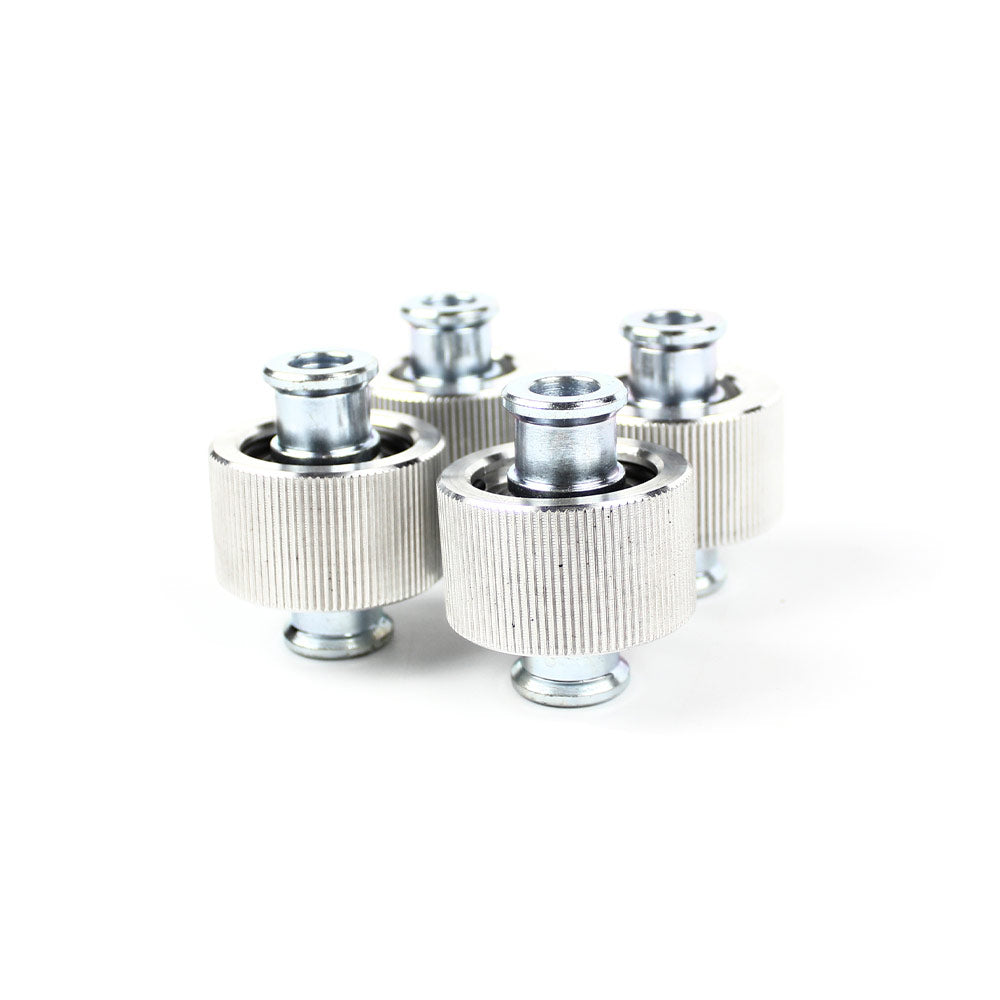 FAMEFORM Längslenker Achsschenkel Buchsen Set passend für BMW E36 E46 E85 E86 E89 Z4 (Aluminium)