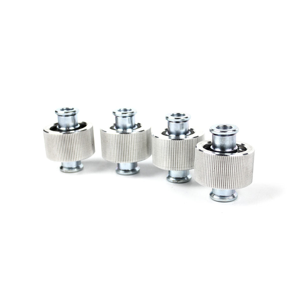 FAMEFORM Längslenker Achsschenkel Buchsen Set passend für BMW E36 E46 E85 E86 E89 Z4 (Aluminium)