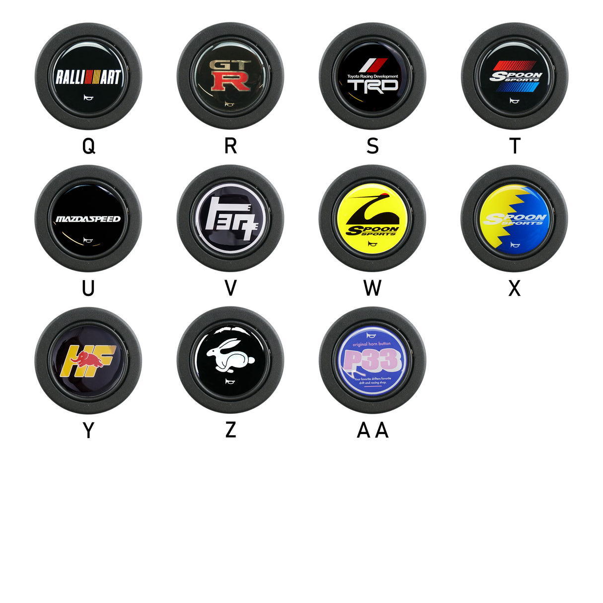 FAMEFORM Hupenknopf Sportlenkrad (20+ Designs)