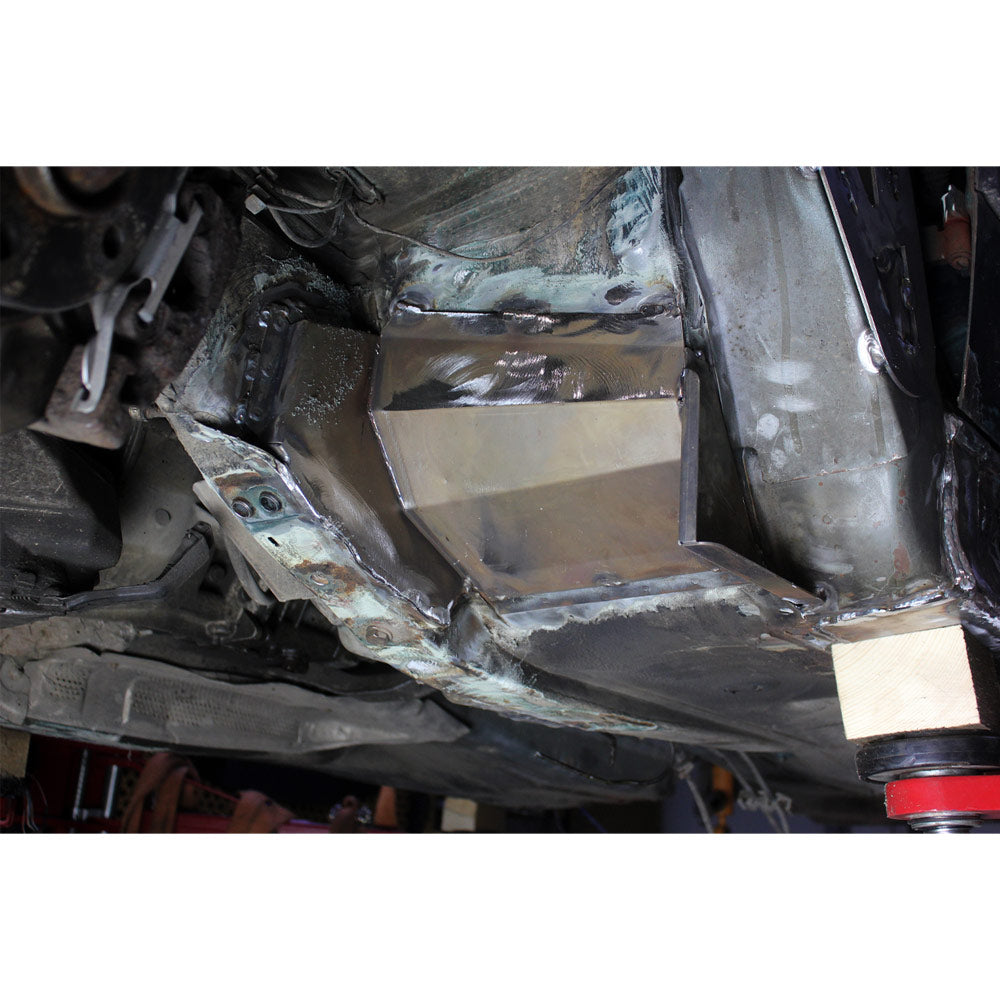 FAMEFORM Querlenkeraufnahme Vorderachse Verstärkungsbleche Einschweissbleche Set passend für BMW E36 (Stahl)