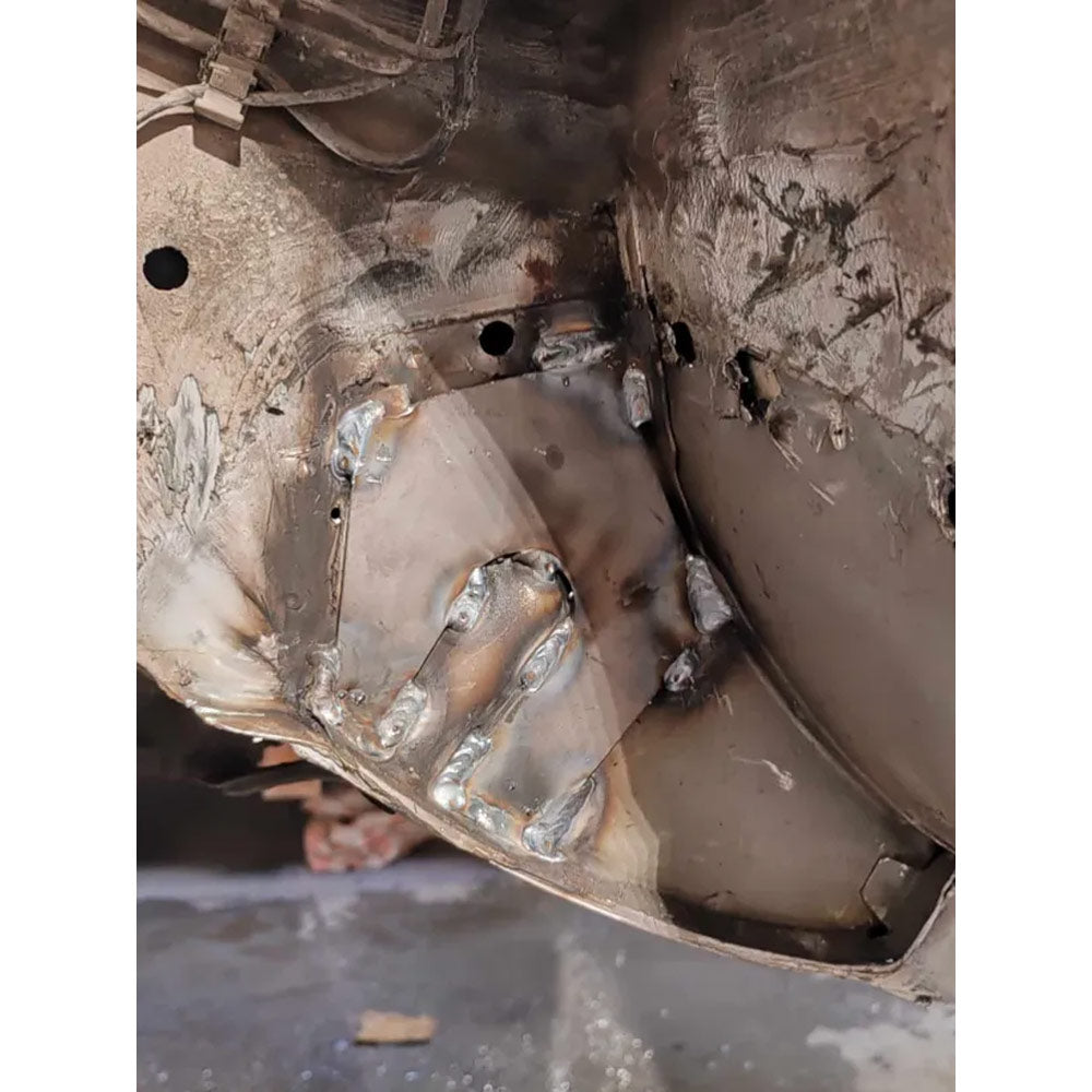 FAMEFORM Querlenkeraufnahme Vorderachse Verstärkungsbleche Einschweissbleche Set passend für BMW E36 (Stahl)