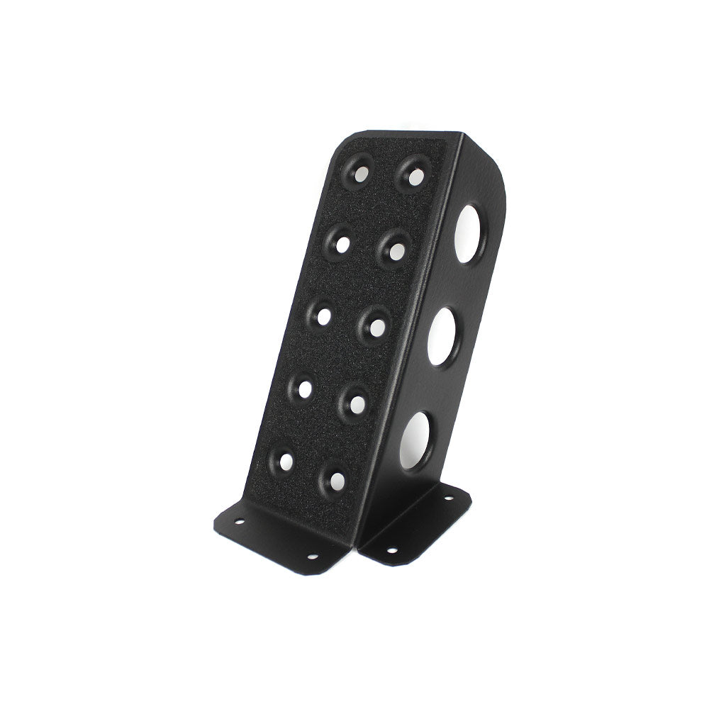 FAMEFORM Trittbrett Fußstütze Fahrer Universal Schwarz (Edelstahl)