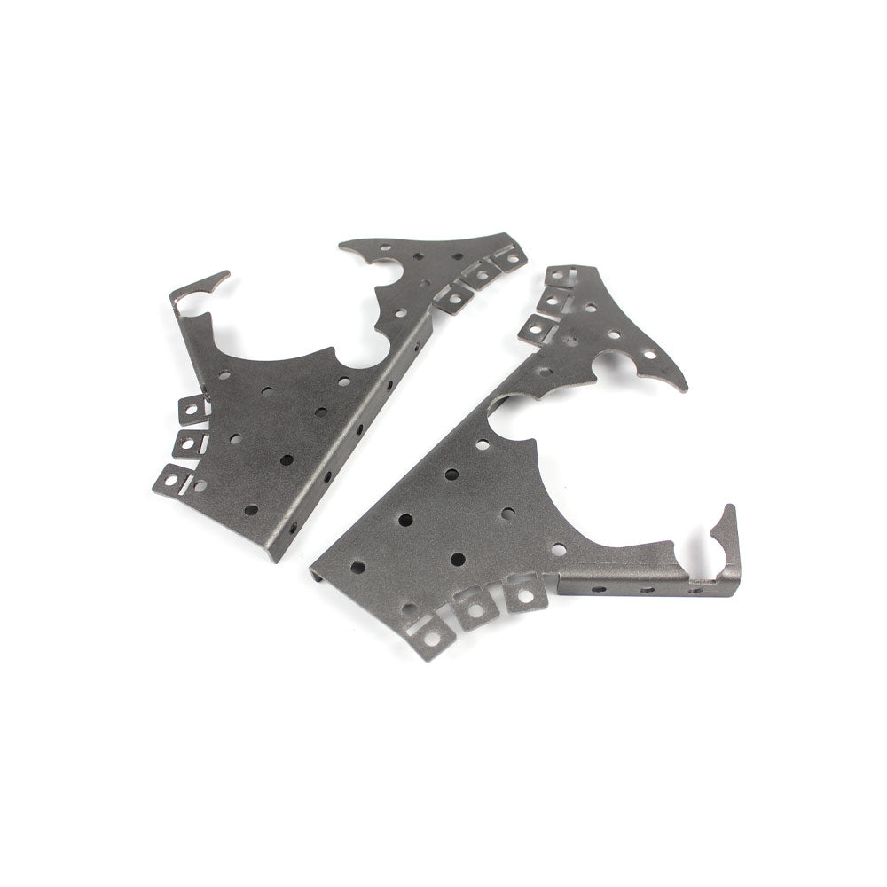 FAMEFORM Verstärkungsbleche Einschweissbleche Längslenker Aufnahme V2 passend für BMW E36 Hinterachse (Stahl)