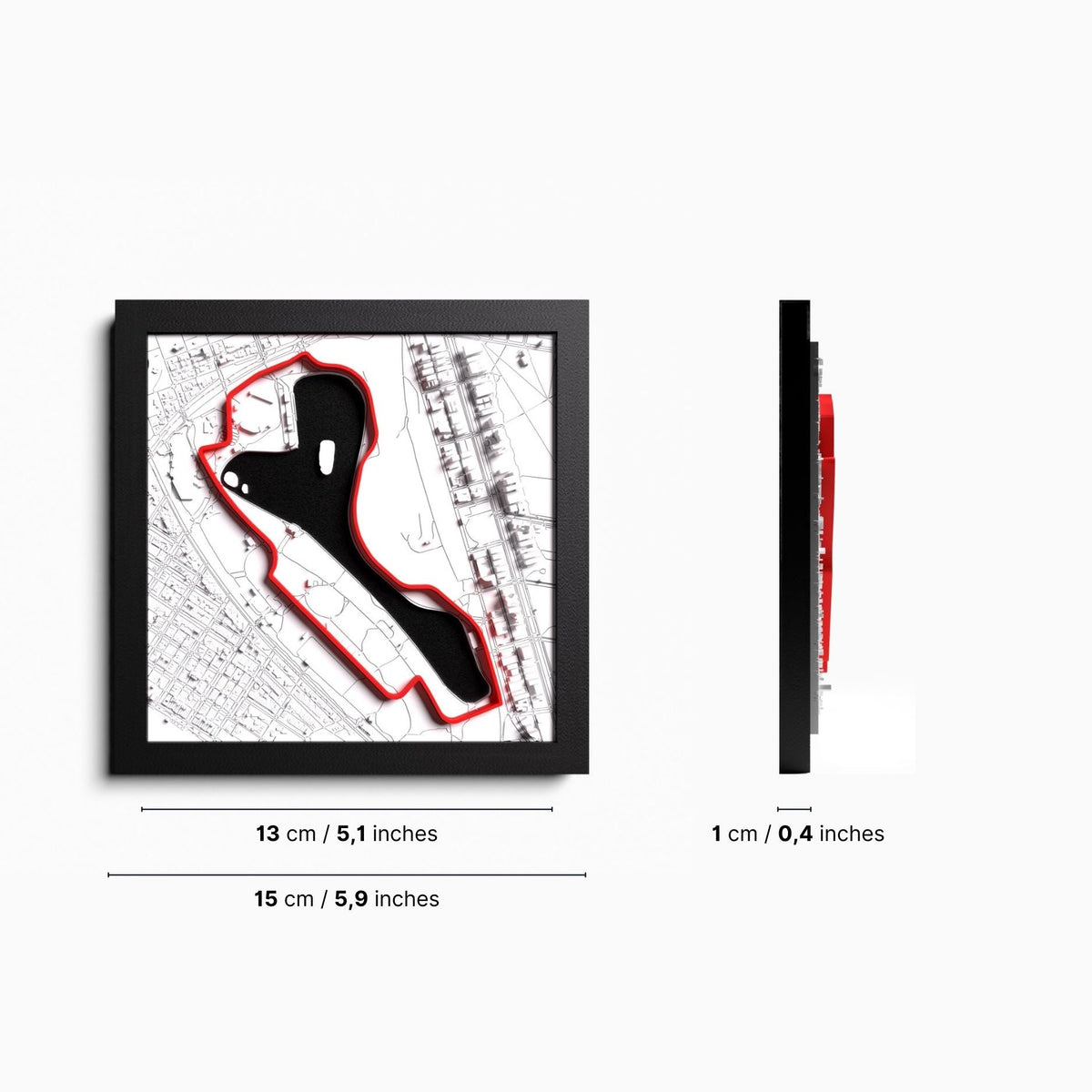 AP10 Imola 3D Tile (gerahmt)