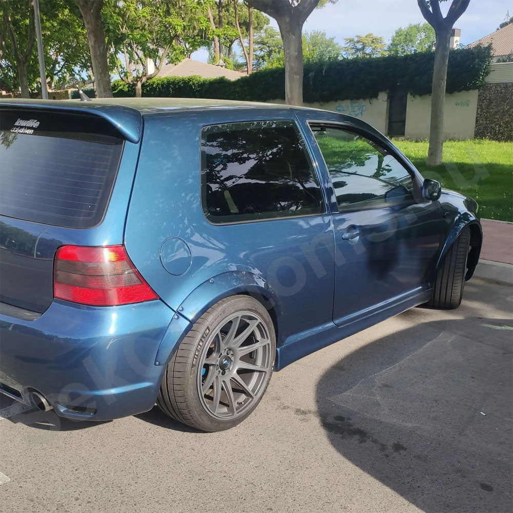 SEKCUSTOMS Widebody Overfender Kotflügelverbreiterung passend für VW Golf 4