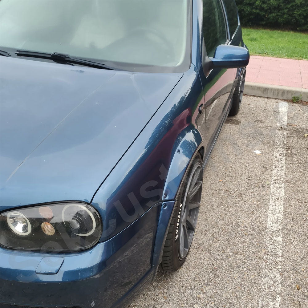SEKCUSTOMS Widebody Overfender Kotflügelverbreiterung passend für VW Golf 4