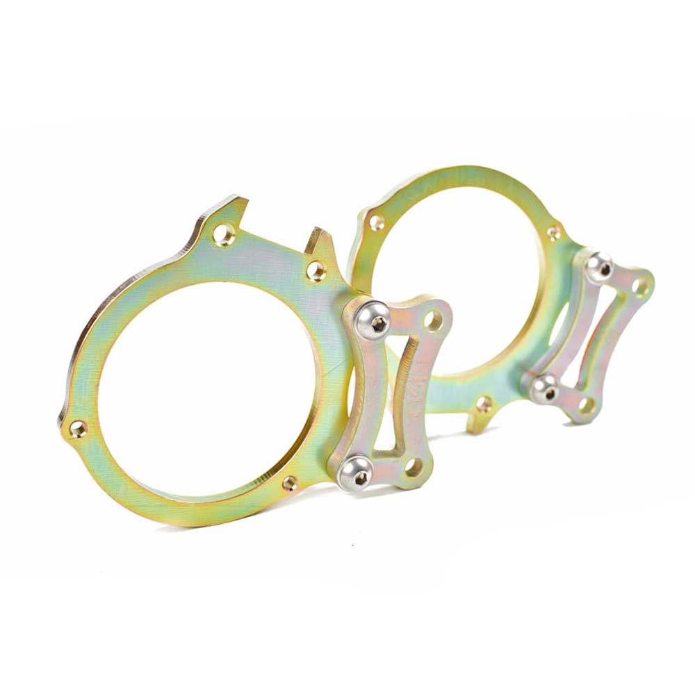 IRP Dual Caliper Kit Hinterachse auf 2. E39 Bremssattel für Fly-Off passend für BMW E46