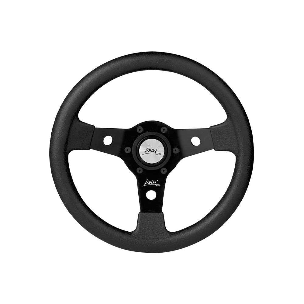 LUISI Falcon 310 Sportlenkrad Kunstleder schwarz (flach geschüsselt / mit TÜV)