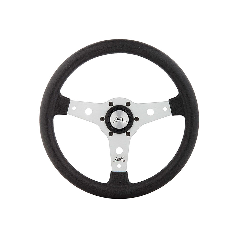 LUISI Falcon 340 Sportlenkrad Kunstleder schwarz (flach geschüsselt / mit TÜV)