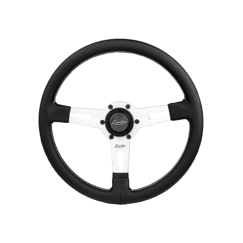 LUISI Sharav 340 Sportlenkrad Leder schwarz (flach geschüsselt)