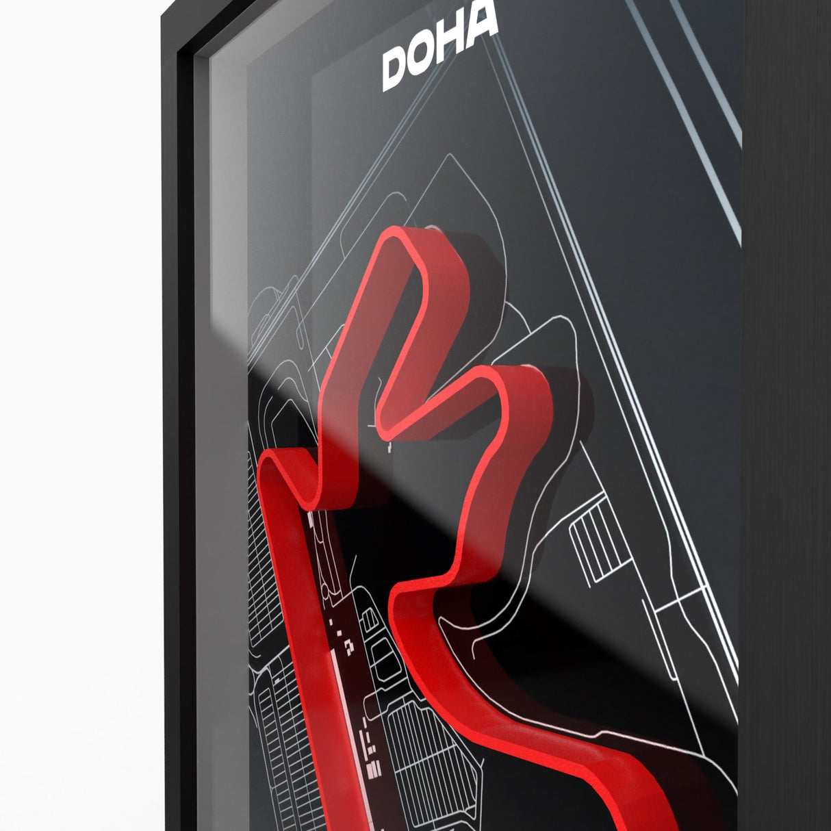 AP10 Katar 3D Poster (gerahmt)