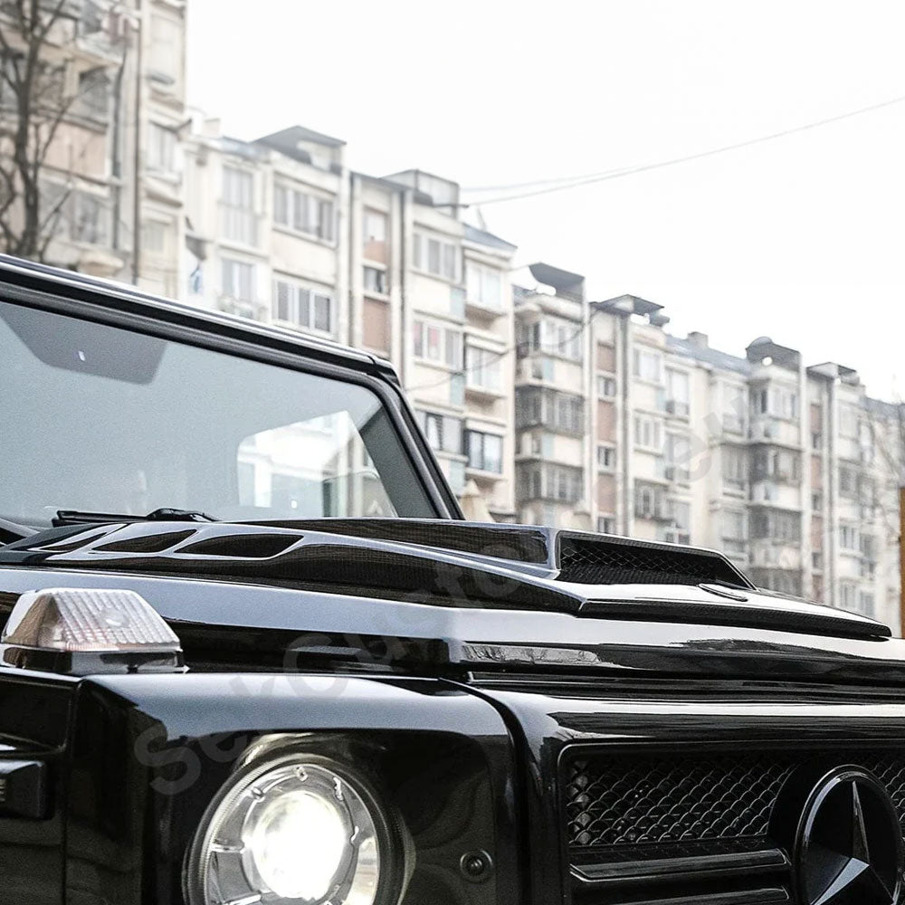 SEKCUSTOMS Lufthutze Hood Scoop passend für Mercedes-Benz G-Klasse (1989-2017)
