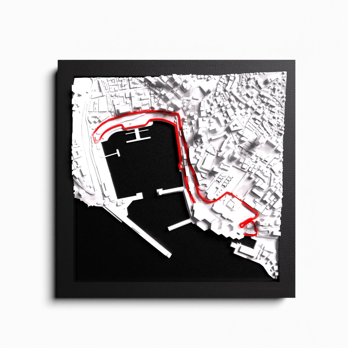 AP10 Monaco GP 3D Tile (gerahmt)