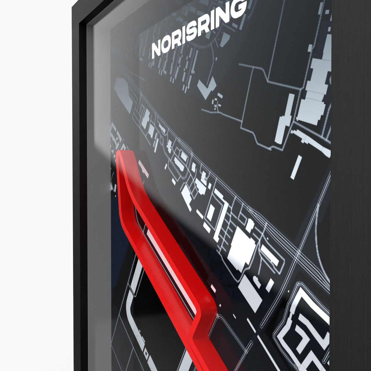 AP10 Norisring 3D Poster (gerahmt)