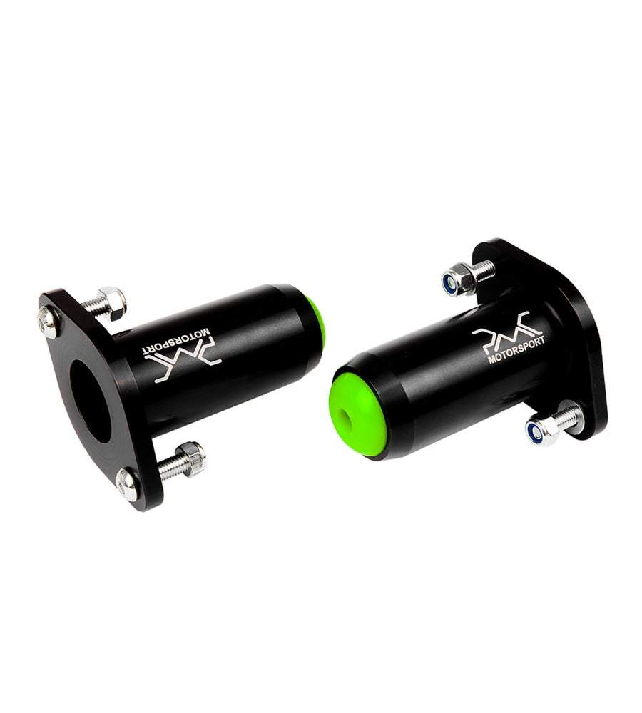 PMC MOTORSPORT Domlager passend für BMW E30 E36 E46 Z3 Z4 Hinterachse Set (Duraluminium/PU)