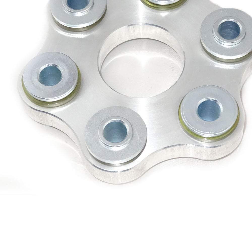 SILVER PROJECT Hardyscheibe Flex Disc LK100 M12 passend für Mercedes-Benz (Aluminium/PU 95 ShA)