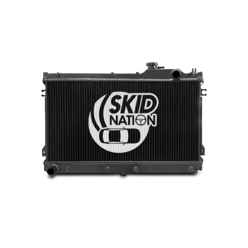 SKIDNATION Performance Wasserkühler passend für Mazda MX-5 NA Schwarz (40mm)