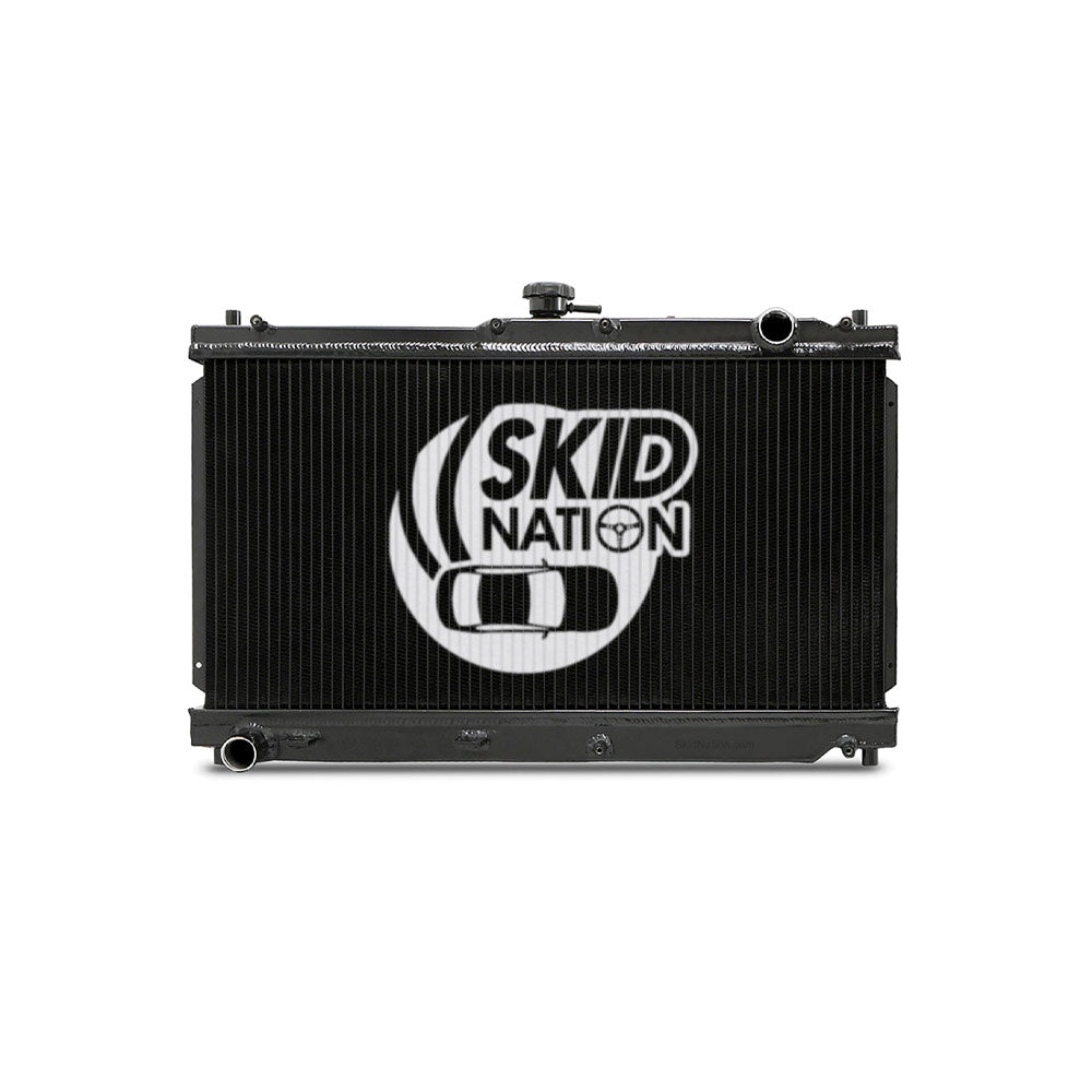 SKIDNATION Performance Wasserkühler passend für Mazda MX-5 NB Schwarz (50mm)