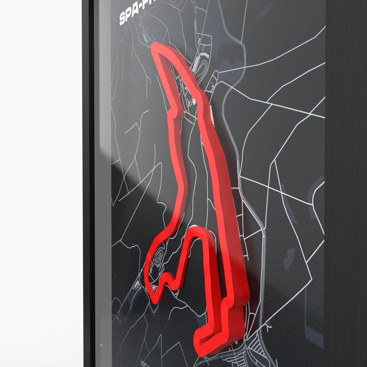AP10 Spa-Francorchamps® 3D Poster (gerahmt)