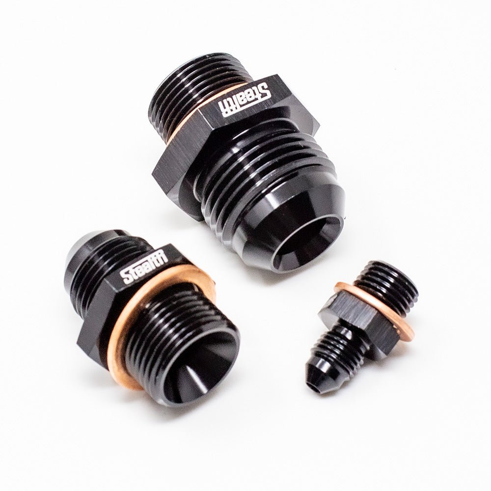 STEALTH - Dash/AN - 03 Einschraub - Adapter Metrisch (alle Größen / Aluminium) - PARTS33 GmbH