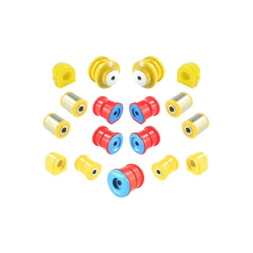 STRONGFLEX Buchsen Set passend für BMW F87 M2 Vorderachse & Hinterachse (PU)