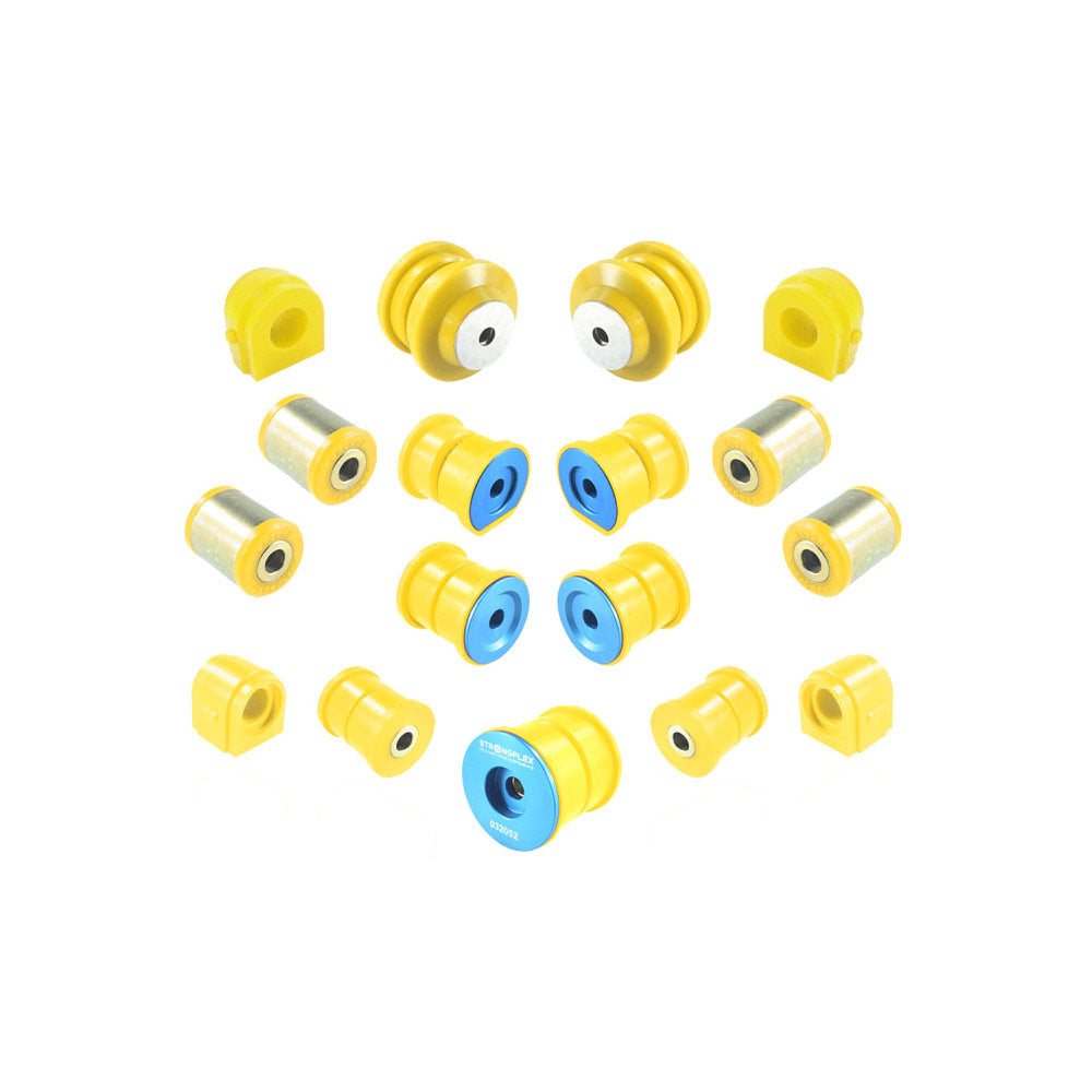 STRONGFLEX Buchsen Set passend für BMW F87 M2 Vorderachse & Hinterachse (PU)