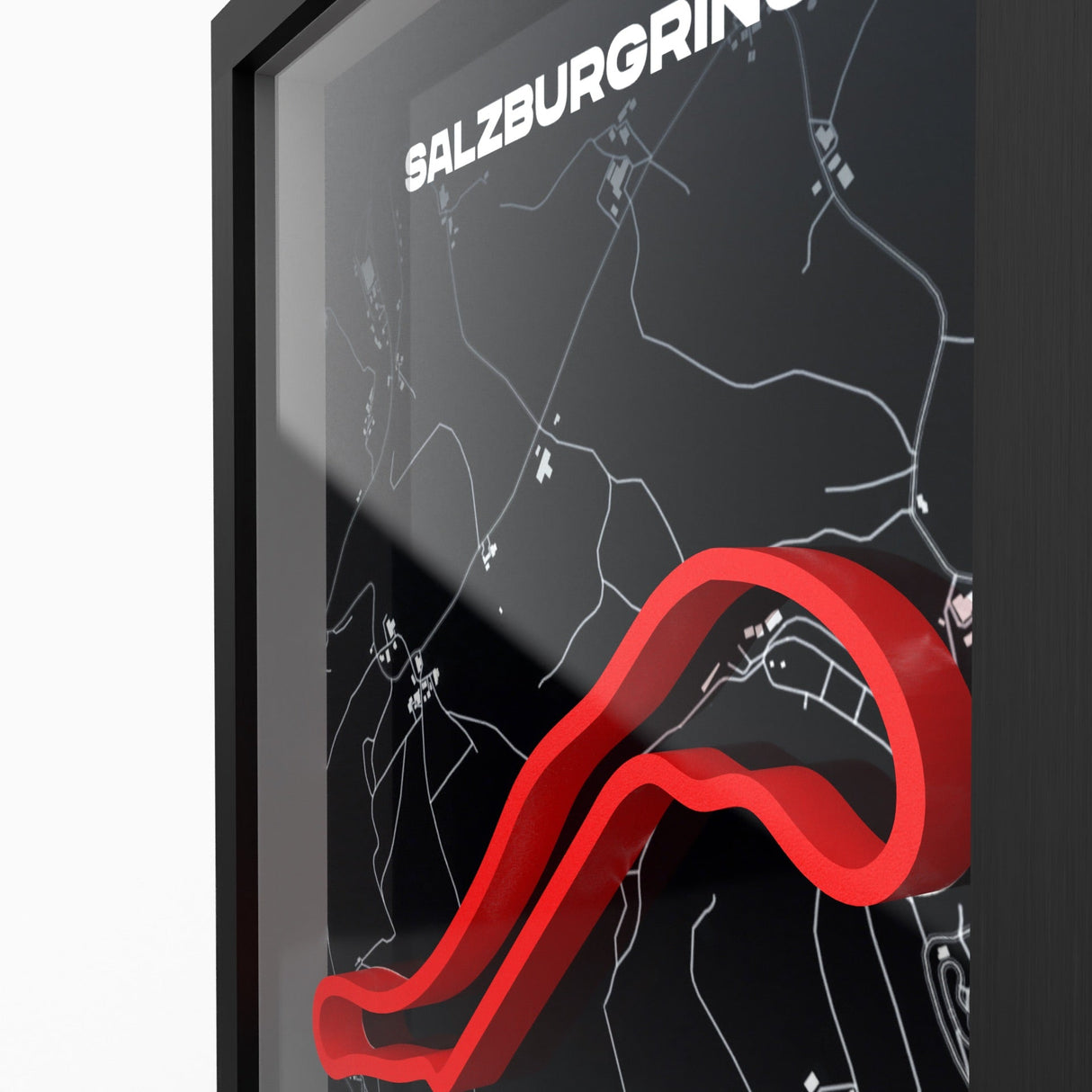 AP10 Salzburgring 3D Poster (gerahmt)