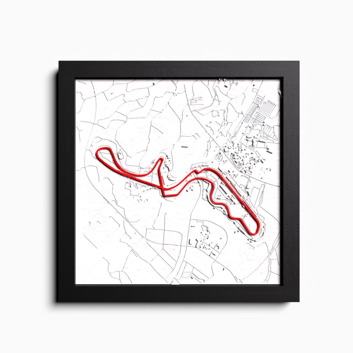 AP10 Suzuka 3D Tile (gerahmt)