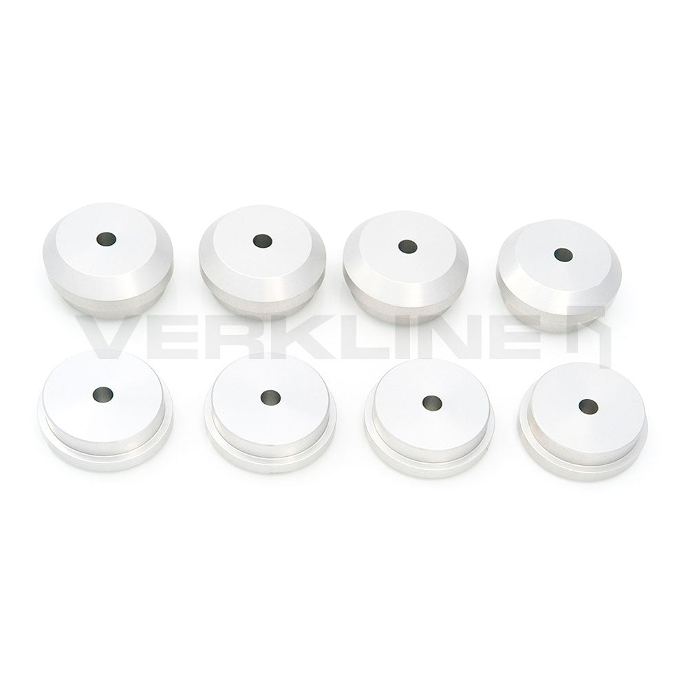 VERKLINE Buchsen Hinterachsträger passend für Audi A4 S4 RS4 B5 / B4 Quattro RS2 (Aluminium)