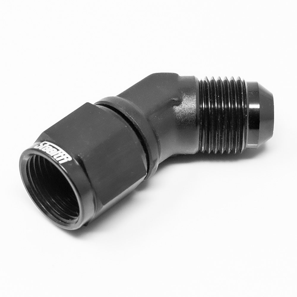 STEALTH - 45 Grad Dash/AN Verbinder drehbar weiblich/männlich (alle Größen / Aluminium)