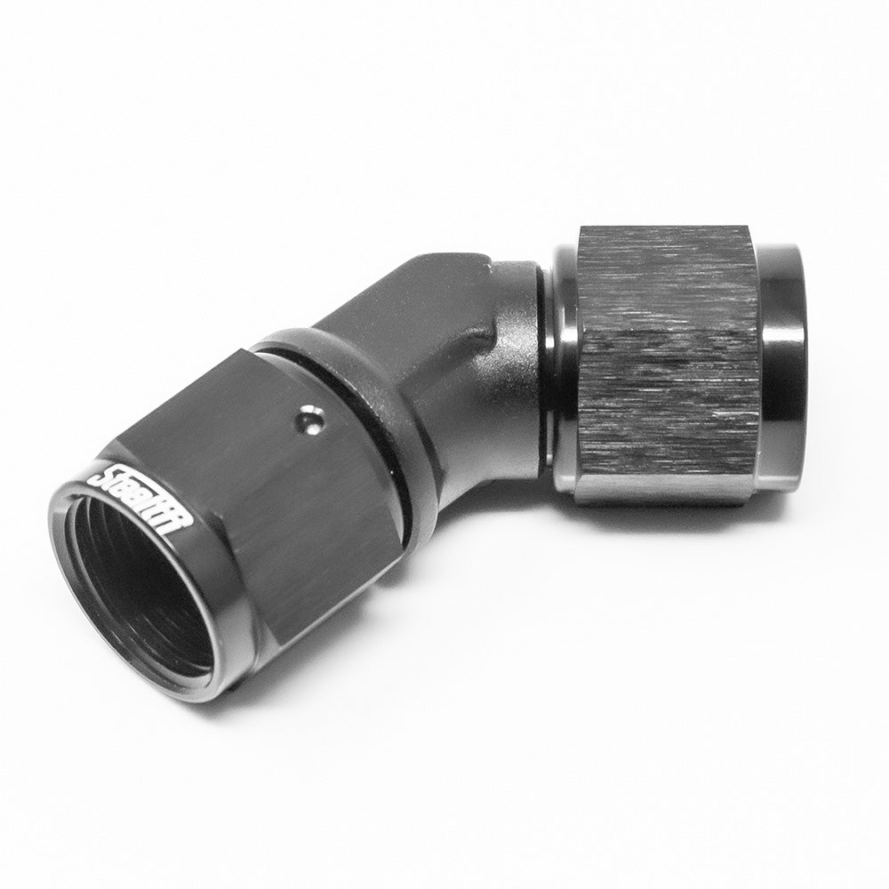 STEALTH - 45 Grad Dash/AN Verbinder drehbar weiblich/weiblich (alle Größen / Aluminium)