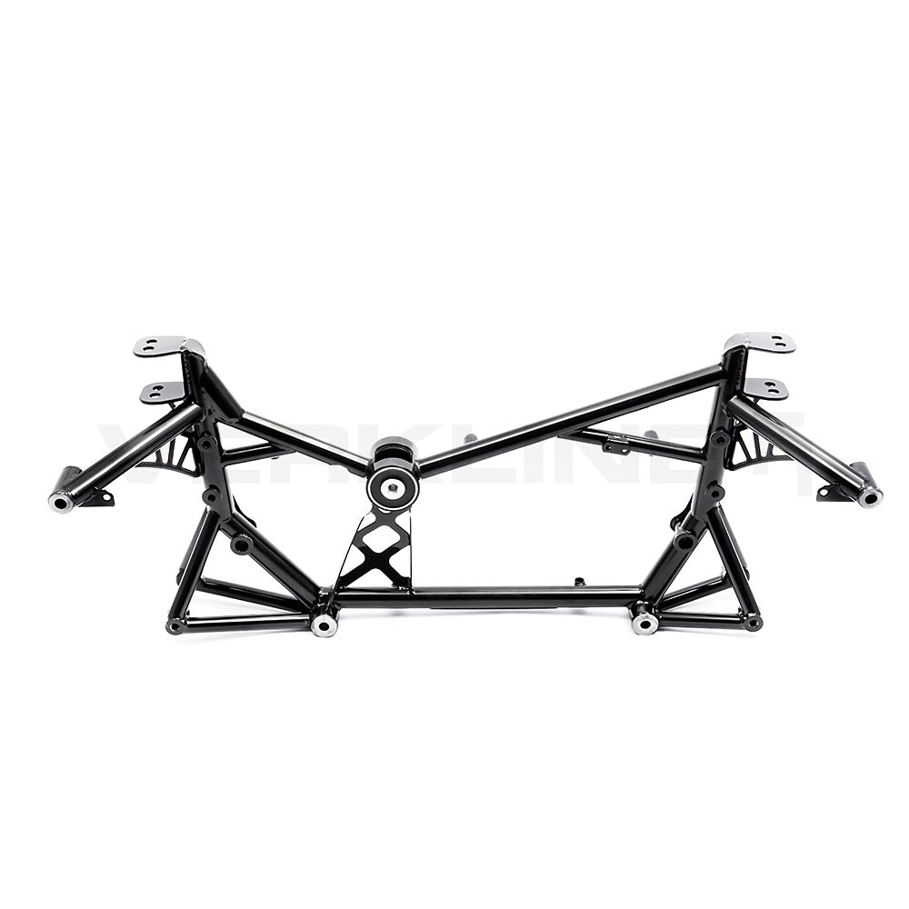 VERKLINE Leichtbau Achsträger Querlenker Set passend für Seat Leon 5F FWD einstellbar Uniball