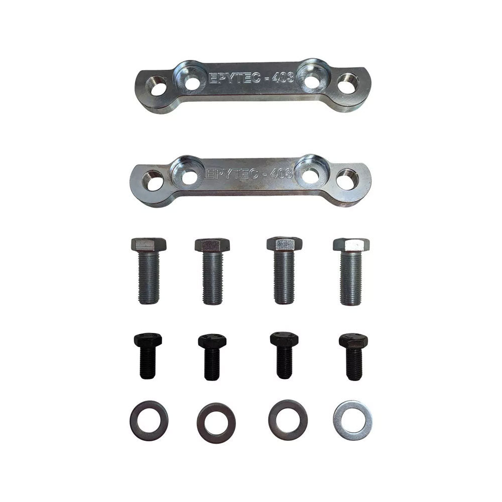 EPYTEC Bremssattel Adapter passend für Audi A3 S3 TT / VW Golf Polo für Porsche Sattel mit R32 Bremsscheibe